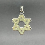 Estate David Yurman SS Agate Star of David Pendant - Walter Bauman Jewelers