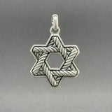 Estate David Yurman SS Agate Star of David Pendant - Walter Bauman Jewelers