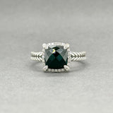 Estate David Yurman SS Chatelaine 2.70ct Onyx & 0.17ctw Diamond Ring - Walter Bauman Jewelers