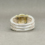 Estate David Yurman SS Two Tone Customized Cable Ring - Walter Bauman Jewelers