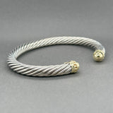 Estate David Yurman SS/14 7mm Cable Classic Cuff Bracelet - Walter Bauman Jewelers