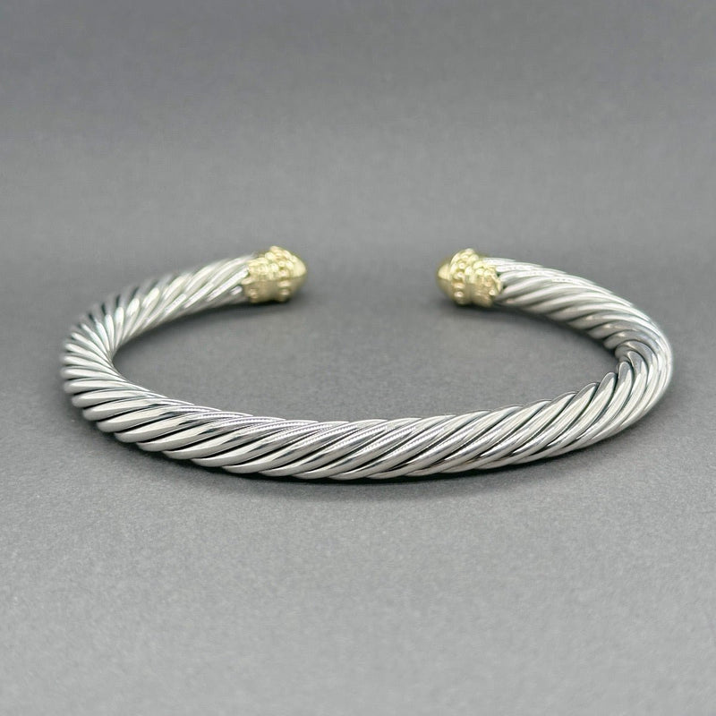 Estate David Yurman SS/14 7mm Cable Classic Cuff Bracelet - Walter Bauman Jewelers