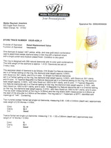Estate Effy 14K Tricolor Gold 1.41ctw G-H/VS2-SI1 Diamond Ring - Walter Bauman Jewelers
