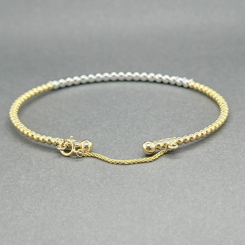 Estate Gabriel 14K TT Gold 0.40ctw G - H/SI1 - 2 Diamond Bujukan Bracelet - Walter Bauman Jewelers