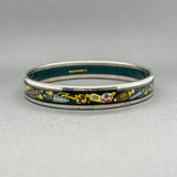 Estate Hermes 10.70mm Enamel Bangle - Walter Bauman Jewelers