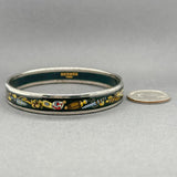 Estate Hermes 10.70mm Enamel Bangle - Walter Bauman Jewelers