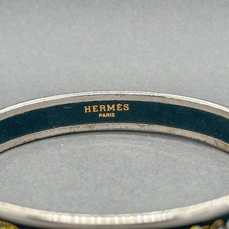 Estate Hermes 10.70mm Enamel Bangle - Walter Bauman Jewelers