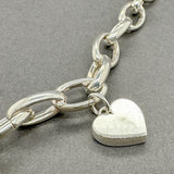 Estate James Avery SS Resolute Heart Charm Bracelet - Walter Bauman Jewelers