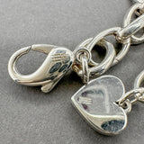 Estate James Avery SS Resolute Heart Charm Bracelet - Walter Bauman Jewelers