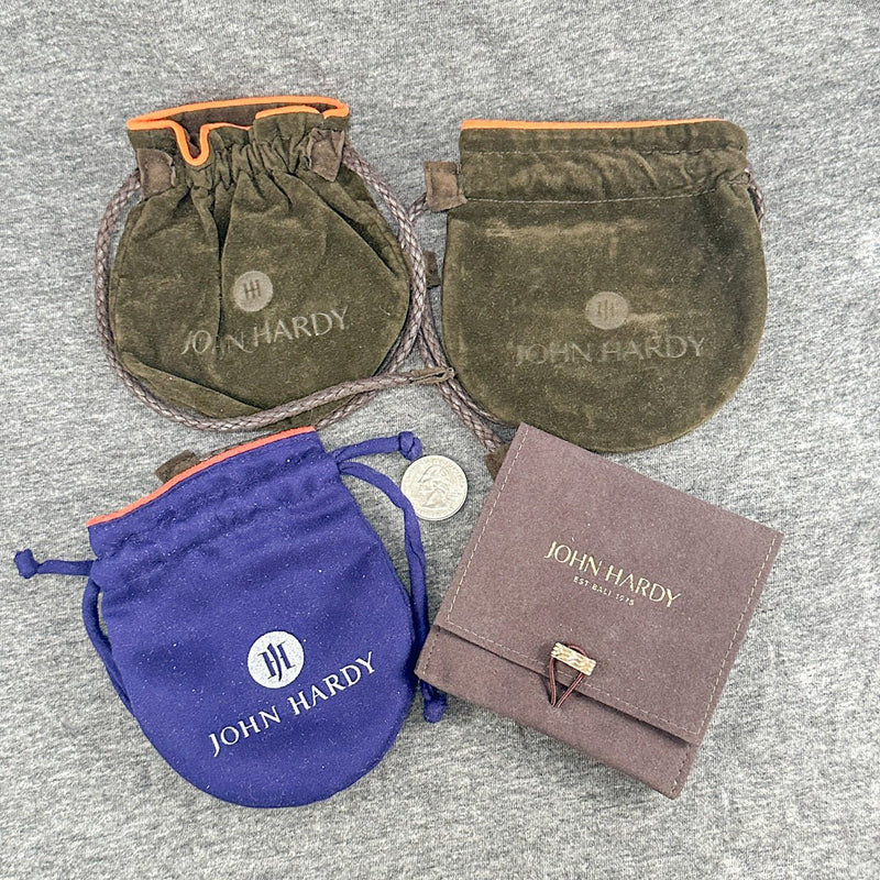 Estate John Hardy 3 Pouches & Envelope (Empty) - Walter Bauman Jewelers