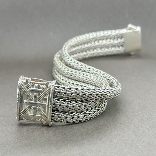 Estate John Hardy SS 3 Row Chain Bracelet - Walter Bauman Jewelers