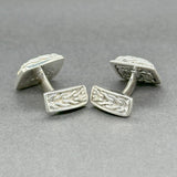 Estate John Hardy Two Tone SS Dot Cufflinks - Walter Bauman Jewelers