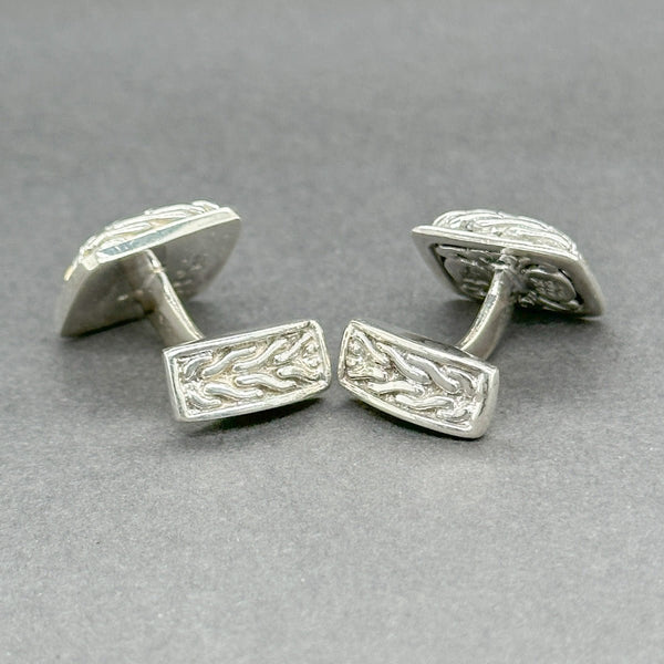 Estate John Hardy Two Tone SS Dot Cufflinks - Walter Bauman Jewelers