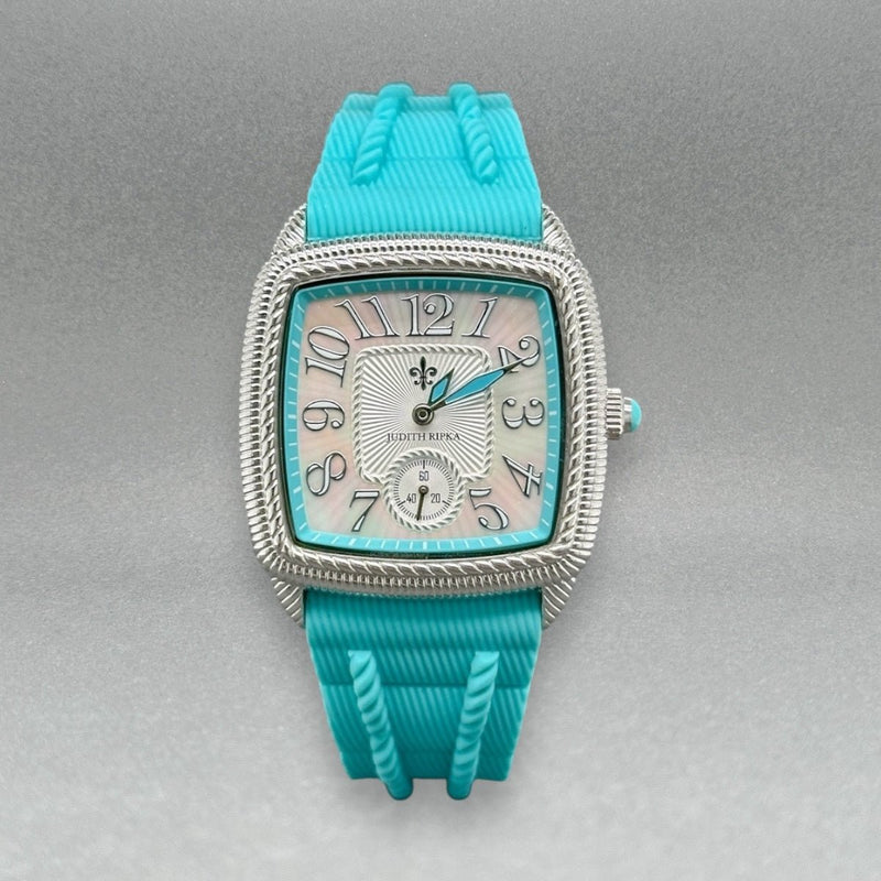 Estate Judith Ripka Women’s Baby Blue Quartz Watch - Walter Bauman Jewelers