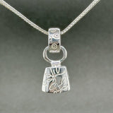 Estate Lisa Jenks SS Vine Bell Necklace - Walter Bauman Jewelers