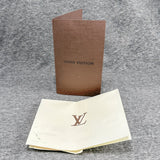 Estate Louis Vuitton Brown Receipt & Holder (No Jewelry) - Walter Bauman Jewelers