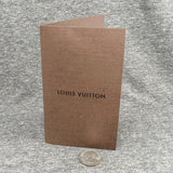 Estate Louis Vuitton Brown Receipt & Holder (No Jewelry) - Walter Bauman Jewelers
