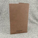 Estate Louis Vuitton Brown Receipt & Holder (No Jewelry) - Walter Bauman Jewelers