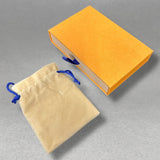 Estate Louis Vuitton Orange Drawer Box w. Pouch (Empty Box) - Walter Bauman Jewelers