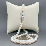 Estate Mikimoto 14K W Gold 18” 5.5 - 5.6mm Pearl Necklace - Walter Bauman Jewelers