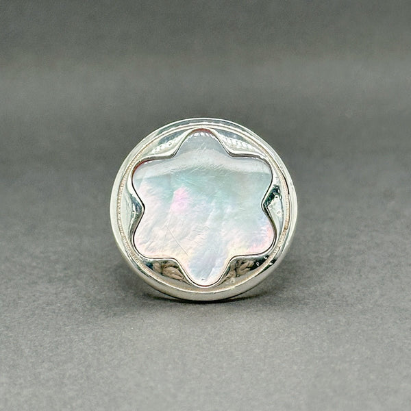 Estate Mont Blanc SS Mother of Pearl Ring - Walter Bauman Jewelers