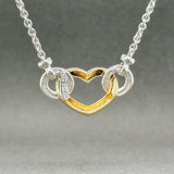 Estate Movado SS 18 Heart Necklace - Walter Bauman Jewelers