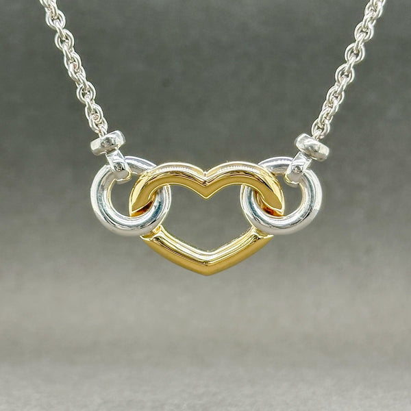 Estate Movado SS 18 Heart Necklace - Walter Bauman Jewelers
