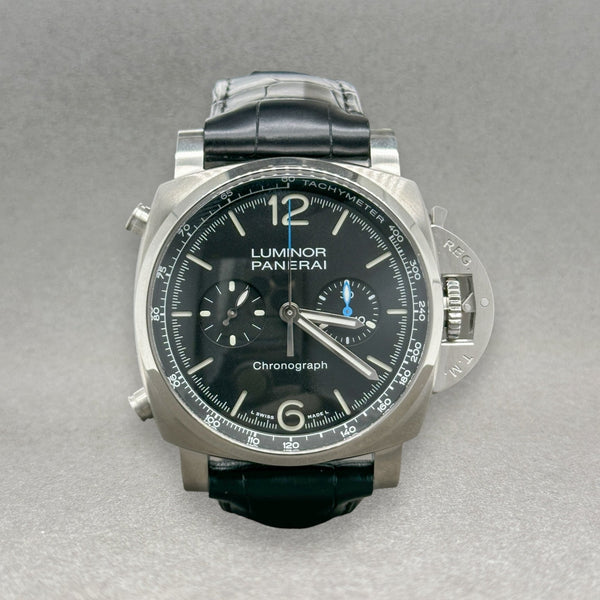 Estate Panerai Luminar Chrono Men’s Automatic Watch Ref#PAM01109 - Walter Bauman Jewelers