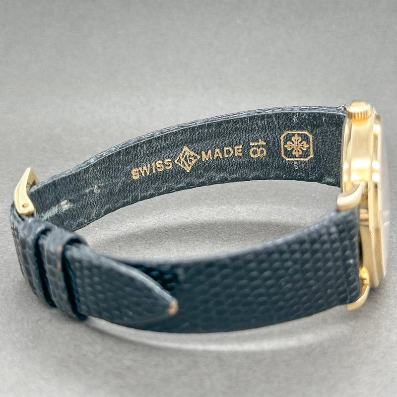 Estate Patek Philippe 18K Y Gold Calatrava Men’s Automatic Watch Ref#3802/200 - Walter Bauman Jewelers