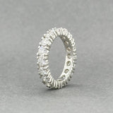 Estate Platinum 1.84ctw G/SI1 Diamond Eternity Wedding Ring - Walter Bauman Jewelers