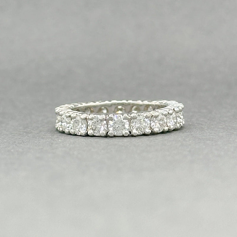 Estate Platinum 1.84ctw G/SI1 Diamond Eternity Wedding Ring - Walter Bauman Jewelers