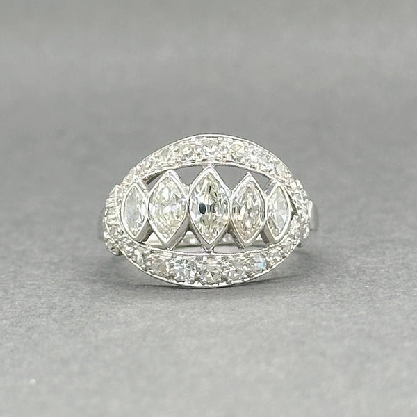 Estate Platinum 2.00ctw H - I/SI1 - 2 Diamond Ring - Walter Bauman Jewelers