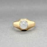 Estate Retro 14K Y Gold 4.03ct Star Sapphire Ring - Walter Bauman Jewelers