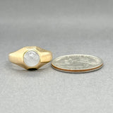 Estate Retro 14K Y Gold 4.03ct Star Sapphire Ring - Walter Bauman Jewelers