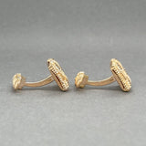 Estate Roberto Coin 18K Y Gold Cufflinks - Walter Bauman Jewelers