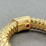 Estate Roberto Coin 18K Y Gold Primavera Flexi Ring - Walter Bauman Jewelers