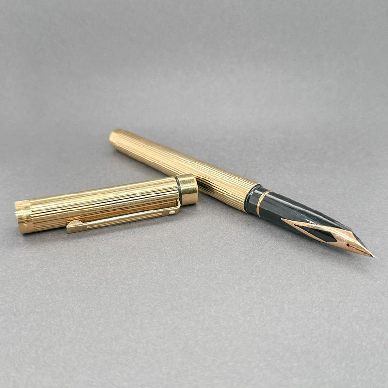 14k Gold Fountain Sheaffer Gold Pen Price Estate Sheaffer Fluted