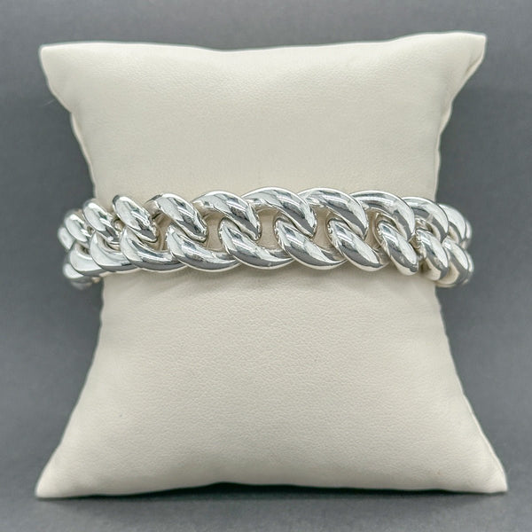 Estate SS 13mm Curb Link Chain Bracelet - Walter Bauman Jewelers