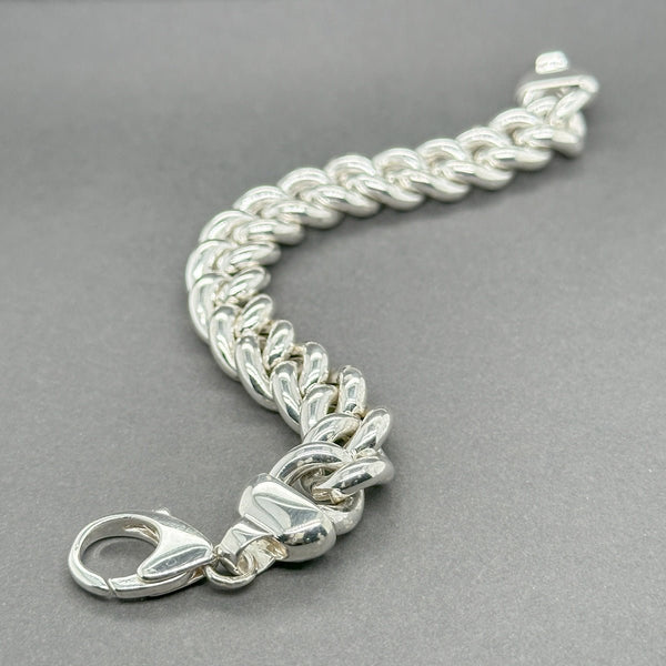 Estate SS 13mm Curb Link Chain Bracelet - Walter Bauman Jewelers