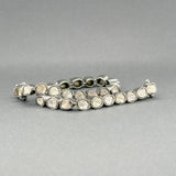 Estate SS 2.25ctw I - L/I1 - 3 Diamond Tennis Bracelet - Walter Bauman Jewelers