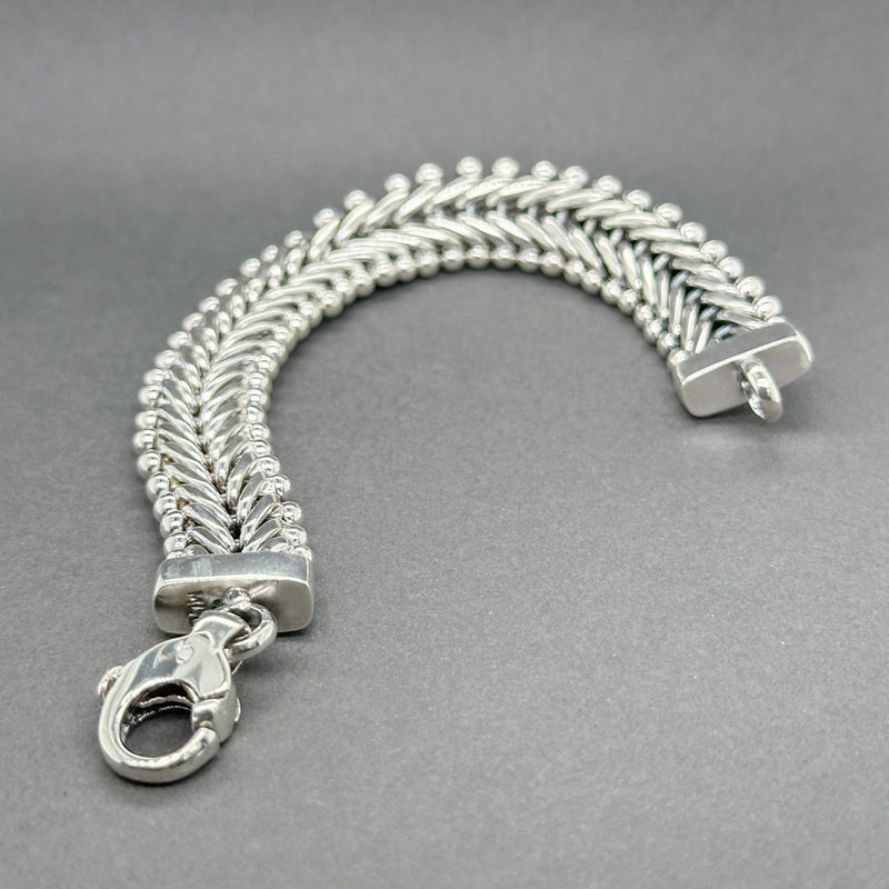 Estate SS Fancy Link Bracelet - Walter Bauman Jewelers