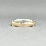 Estate SS Gold Overlay 4.28mm Ring - Walter Bauman Jewelers