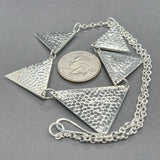 Estate SS Graduated Triangle Necklace - Walter Bauman Jewelers