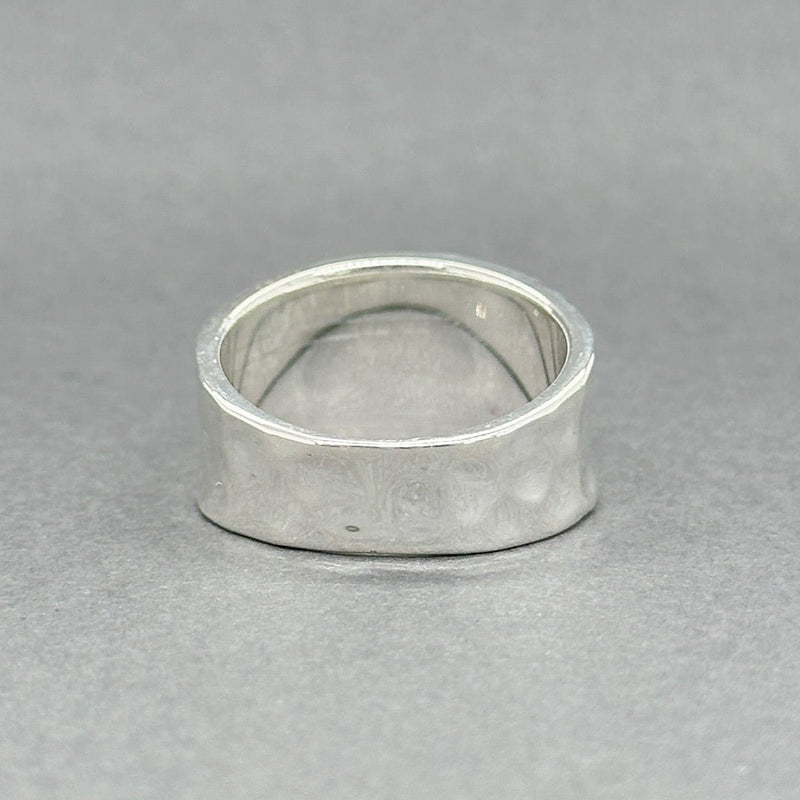 Estate SS Hammered Band Ring - Walter Bauman Jewelers