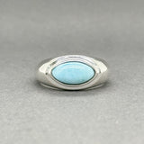 Estate SS Larimar Ring - Walter Bauman Jewelers