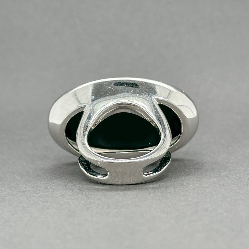 Estate SS Onyx & Quartz Ring - Walter Bauman Jewelers