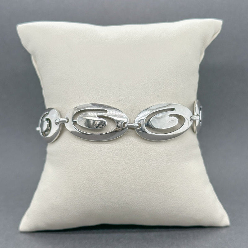 Estate SS Oval Link Bracelet - Walter Bauman Jewelers