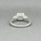 Estate SS Radiant Cut CZ Promise Ring - Walter Bauman Jewelers