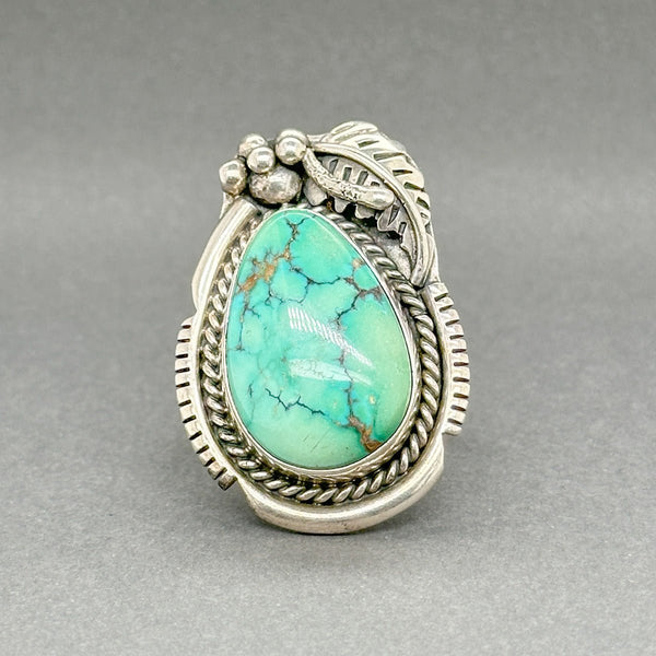 Estate SS Turquoise Southwest Ring - Walter Bauman Jewelers