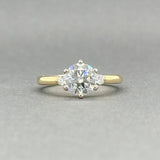 Estate Tacori 18K Y Gold 1.29ctw G - H/VS1 - SI1 Diamond Eng Ring GIA - Walter Bauman Jewelers